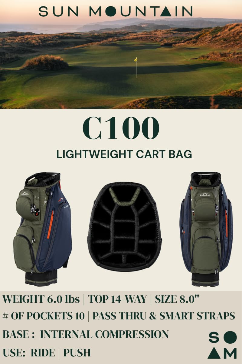 Amazon.co.jp: Sun Mountain (サンマウンテン) メンズ C100 軽量カート